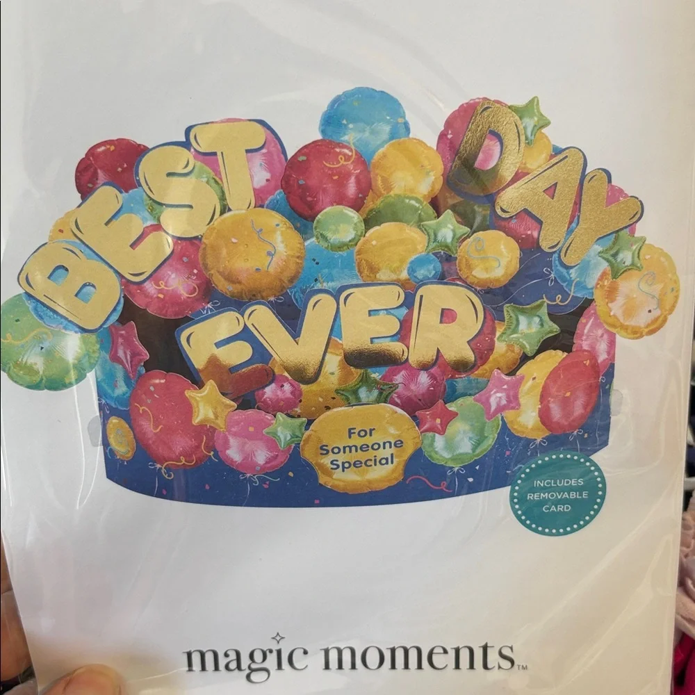 🆕American Greetings Magic Moments Displayable Pop Up Card With Envelope